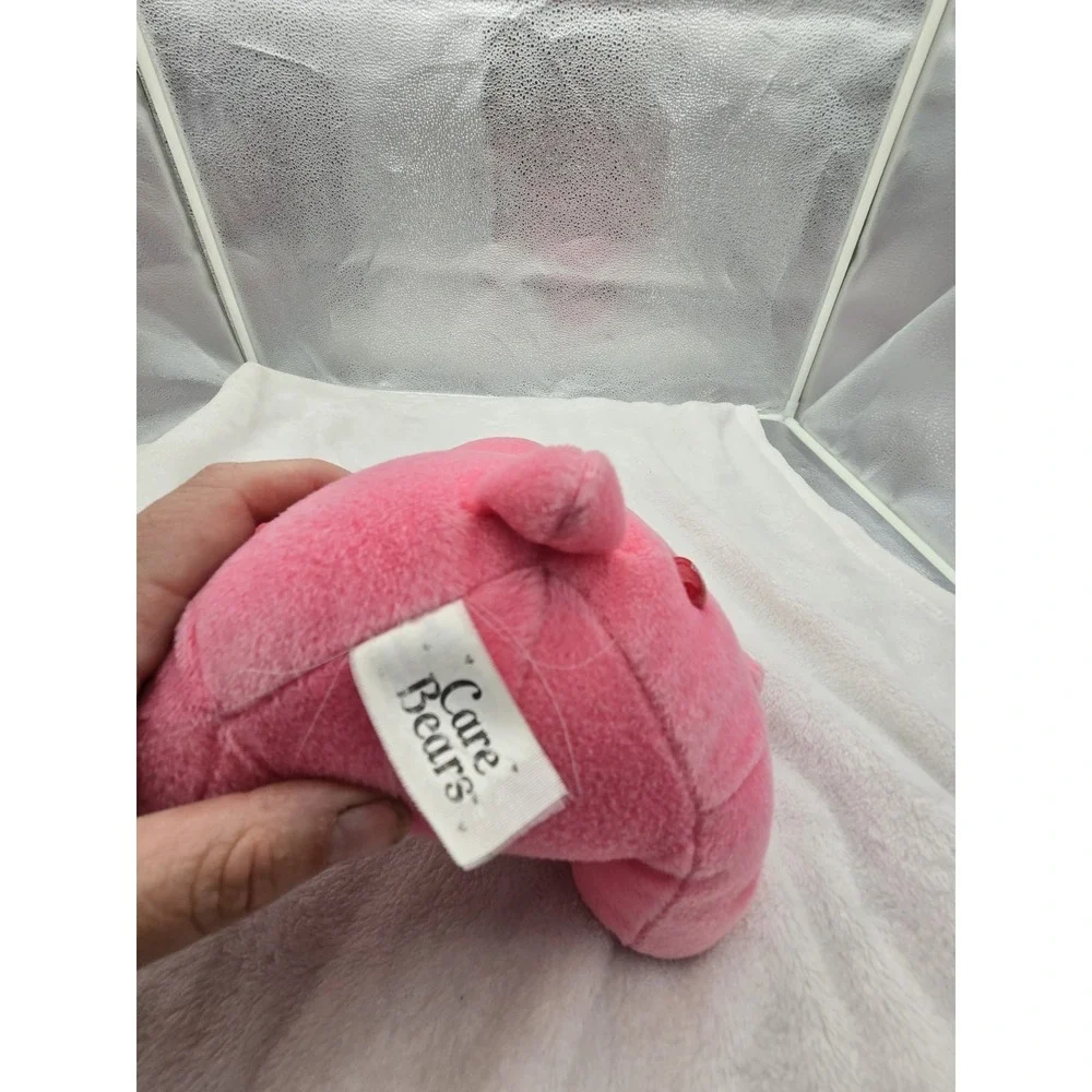 Love-a-Lot‎ Bear Care Bears Pink Hearts Plush Toy 2003 Stuffed Animal